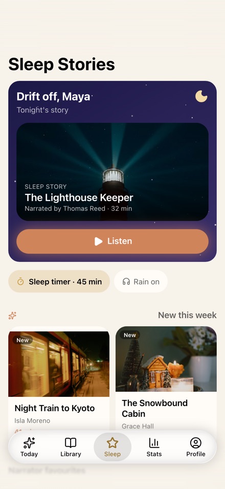 Hushwell — Sleep stories