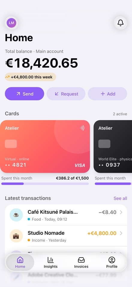 Atelier Bank — Home