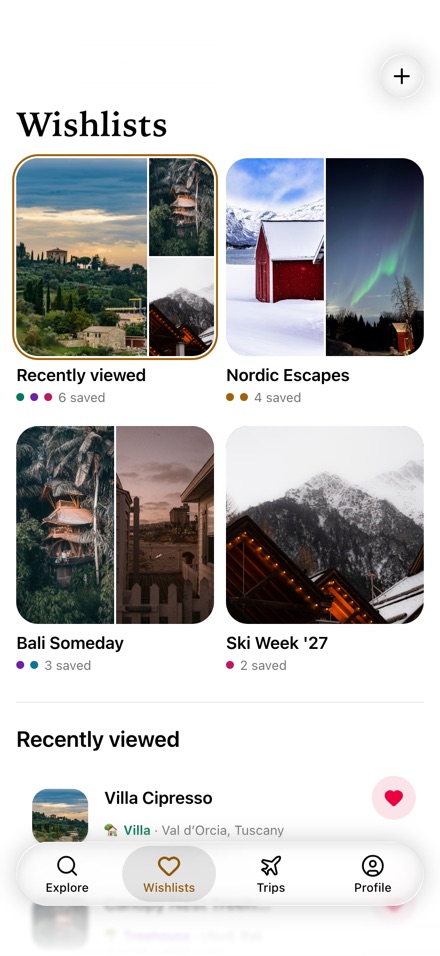 Hideaway — Wishlists